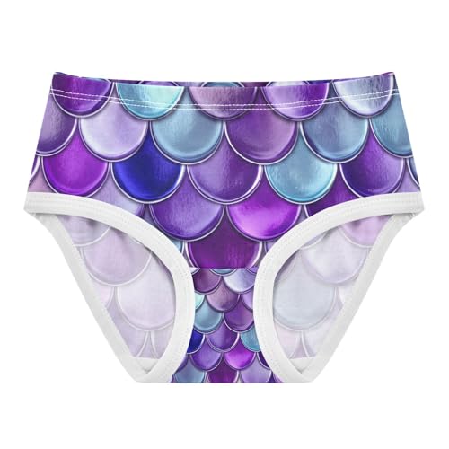 Purple Lavender Mermaid Scale Toddler Girls's Underwear 2T 202c1435