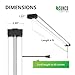Sunco 6 Pack LED Shop Lights for Workshop 4FT, Linkable Garage Lighting, 4500 LM, 40W (150W Equivalent), 6000K Daylight Deluxe, Surface + Suspension Mount, 48 Inch Integrated Fixture, White.