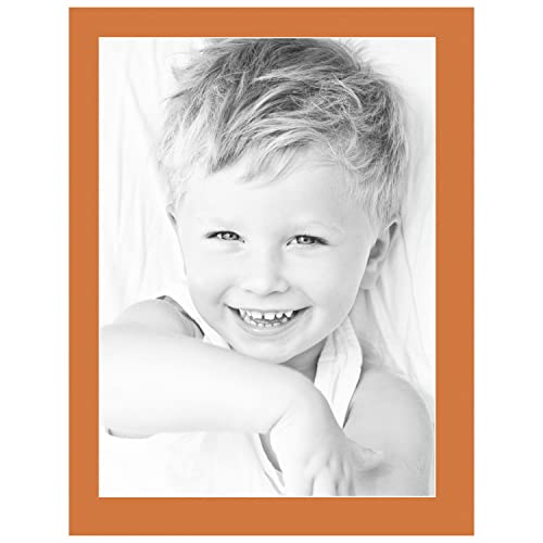 19x26 Tangerine / Octoberfest Custom Mat for Picture Frame with 15x22 opening size (Mat Only, Frame NOT Included)