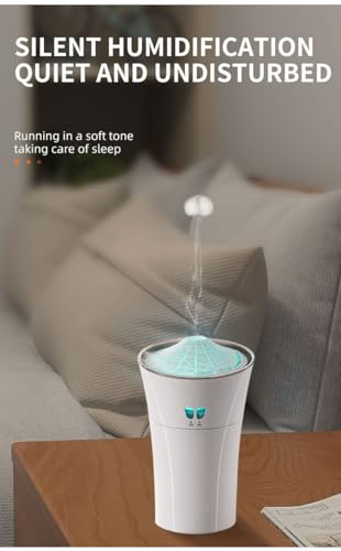 Image of Car Aromatherapy Diffuser 280ml Essential Oil Humidifier with 7-LED Color Lighting USB Portable Freshener Aromatherapy Diffuser for Car Room Office