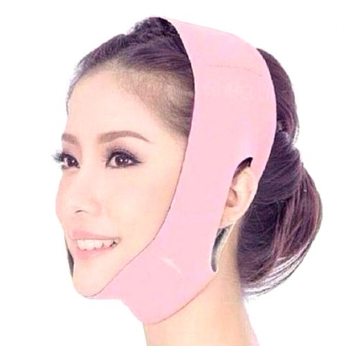 New Beauty V-Line Face Chin Neck Facial All Skin type Lift Up Elastic Belt Soft Mask Sheet - Replacement/Adjustable/Universal/Free Size