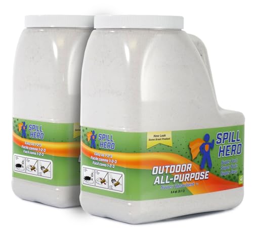 Spill Hero Outdoor Universal Absorbent Bottle 5.4 qt. (Case of 2)