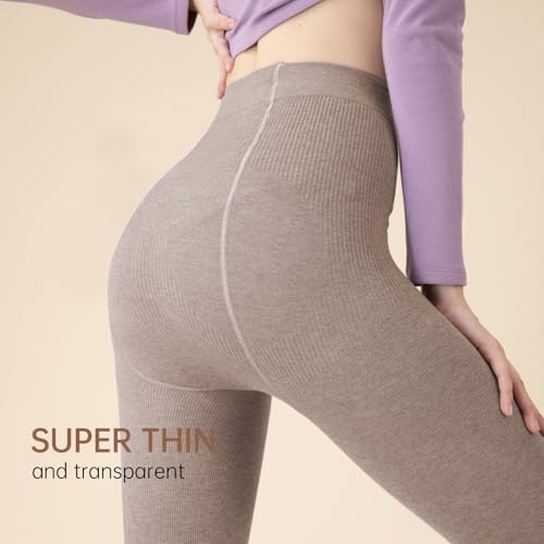 Women's Sweater Tights, Soft Nylon Regular Multicolour Control Top Opaque Tights, 1 Pair3