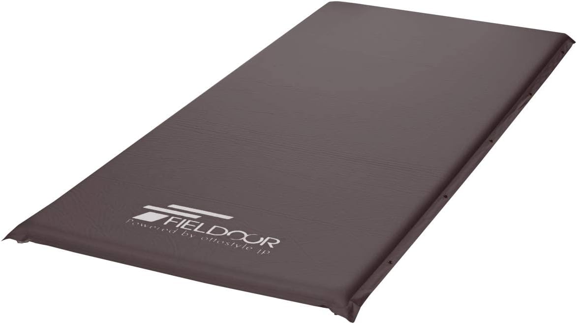 Amazon.co.jp: FIELDOOR 車中泊マット 5cm厚 【Mサイズ/ブラウン】 2個