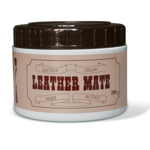 Leather Mate Dark Brown Leather Conditioner 200g | Leather Cleaner and Conditioner That Restores Color | For Boots Shoes Bags Furniture & Car Leather