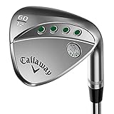Callaway 2019 PM Grind Wedge, Chrome, 60 degree loft, 12 degree bounce, Left Hand