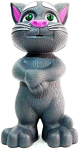 Tingoking Tiny's World Intelligent Touching and Mimicry Talking Tom Cat with Wonderful Voice,Color May Very