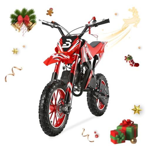 BLAZEGO 49CC Kids Gas Dirt Bike, 2-Stroke Gas...