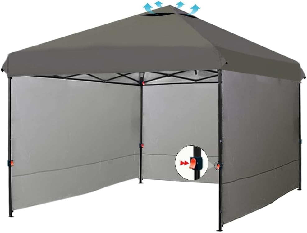 Amazon | ApeexCanopy タープテント 3m×3m【専用横幕/サイドシート3枚