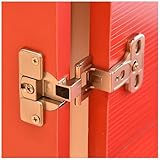 TAIQIAOLE 4 Pieces 270 Degree Cabinet Hinges Corner Opening Large Angle Closet Bookcase Floor Cabinet TV Cabinet Folding Door Hinges