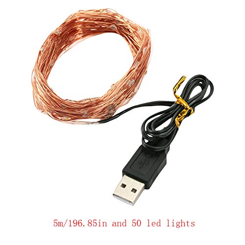 Sobotoo Led String Lights Decorative USB Powered Fairy Starry Lights Waterproof Copper Wire Light for Xmas Party - Image 2