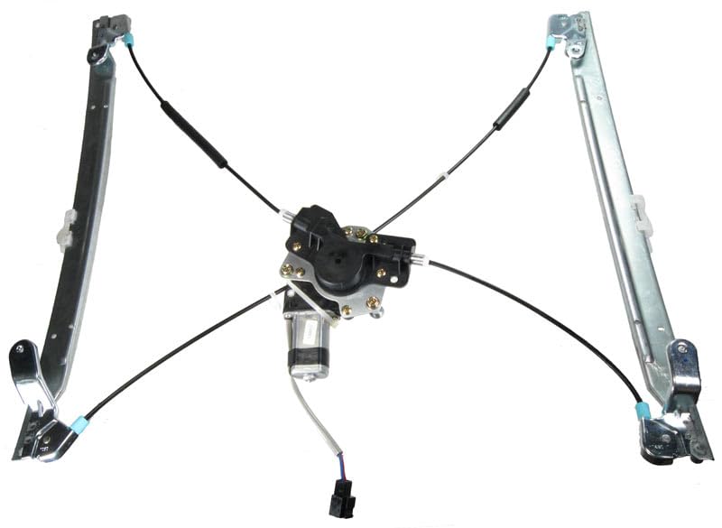 Image of TRQ Front Left Power Window Regulator & Motor Assembly Power Driver Side Compatible with 2001-2003 Chrysler Town & Country Voyager Dodge Caravan Grand Caravan CH1350111