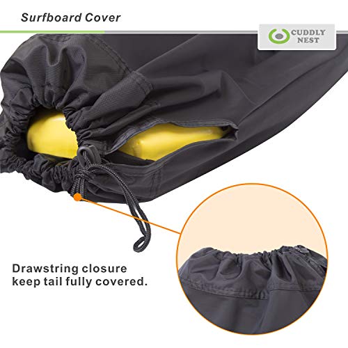 image for Cuddly Nest Surfboard Storage Cover, Stretch Surf Board Sock Cover for