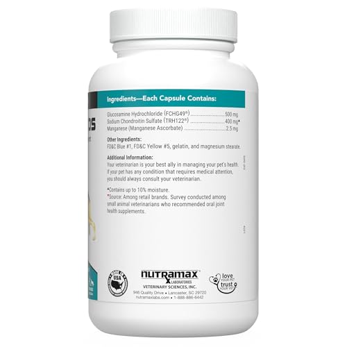 Nutramax Cosequin for Dogs Joint Health Supplement,Contains Glucosamine for Dogs,Plus Chondroitin,Supports Healthy Joints,Sprinkle Capsules,132 Count (Pack of 2) - image 2
