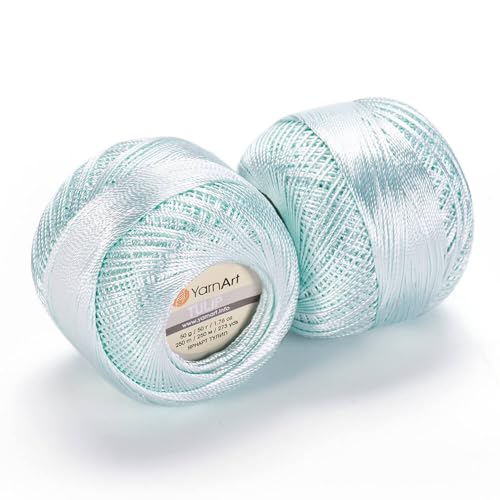 Image of YanrArt Tulip%100 Microfiber Silky Yarn - Suitable for Summer Clothes and Home Accessories Curtains, Runners, Tablecloths - S. Fine(1) Weight Yarn - 1.70 Oz, 273 Yds (471)