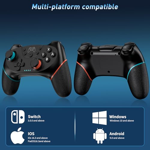 Mandos para Switch 2 Reddening con joysticks Hall y giroscopio de 6 ejes 7