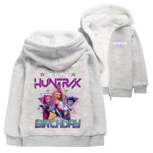 Genérico Huntrix KPOP Sudadera con Capucha para Niños y Niñas, Chaqueta de Felpa...