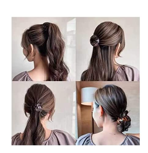 7pcs Lazy Bird's Nest Plate Hairpin,per capelli