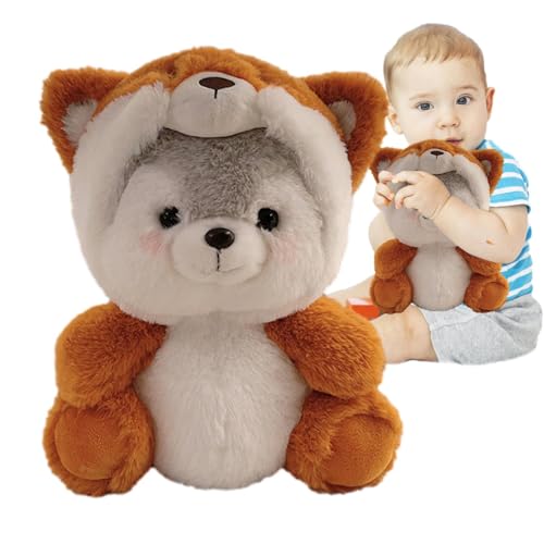 Generico Animal de Husky – Suave y peluche transformado animal doméstico creativo para dormir calmante muñecas husky suave animal de peluche para perros