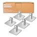 Auxmir 5 Piezas Ganchos Adhesivos, Soporte de Pared para Toallas de Baño,...