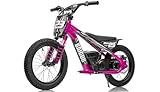 wanan Electric Dirt Bike for Kids 6-12 with Shock-Absorbing Front Fork, 250W Electric Motorcycle Up to 15.5MPH, 24V Detachable Battery, 16'' Tire Electric Balance Bike (Shock-Absorbing Type, Pink)