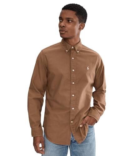 Image of POLO RALPH LAUREN Men's Classic Fit Plaid Oxford Shirt