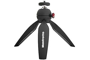 MTPIXIMII-B: Manfrotto PIXI Mini Tripod for Mirrorless and Video Cameras in Black