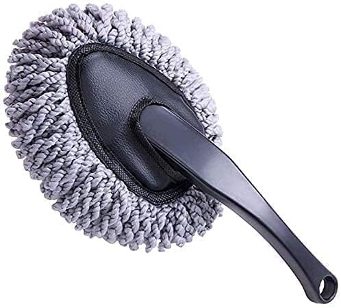 Image of Car Duster, Soft Brush with Long Handle, Ideal for Car Cleaning & Household Mop Duster, Dust Cleaner, Scratch Free, Microfiber mini-Dusters Pack of 1 (Small)