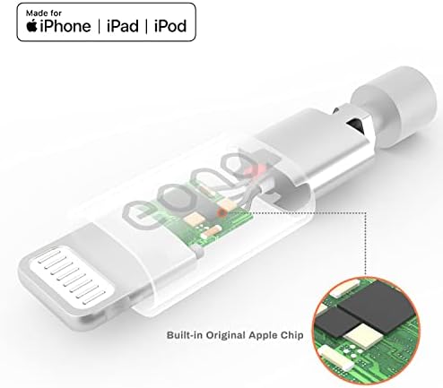 Amazon Brand - Eono Lightning iPhone Charger Cable, Apple MFi Certified, USB Fast Charging Lead, 1m