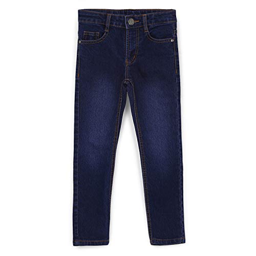 Image of Urbano Juniors Boy's Slim Fit Mid Rise Washed Denim Jeans Stretch