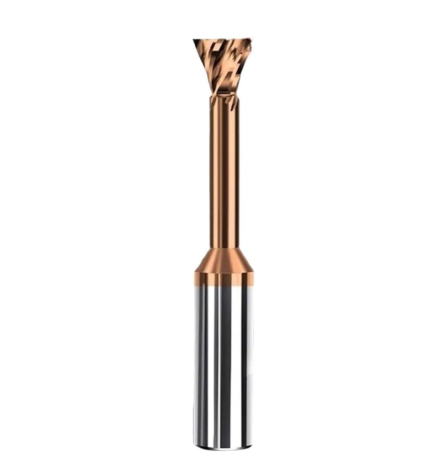 1 szt. Kształt jaskółczego ogona Frez szczelinowy Długie narzędzie do cięcia Długość węglika Średnica 4 ostrza mm-20 mm(8xD8x75L,75Degree-BB2055)