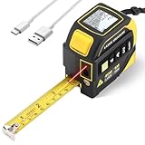 Kreuzlinienlaser, Laser Entfernungsmesser, Laser Wasserwaage, Digitale elektronische Winkelsensoren, Intelligente Zeichnung mit Bluetooth, 5 Meter Maßband, Messfläche, Volumen