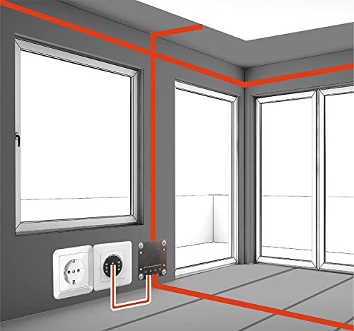 WOREMOR EBX10 Grounding Strap for EMF Shielding Paint HSF54 and RF-IE50 (Pack of One 30ft Length)