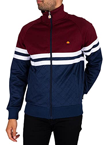 Ellesse Herren Rimini Trainingsjacke Dark Green - Sportjacke Mit Gesticktem Logo