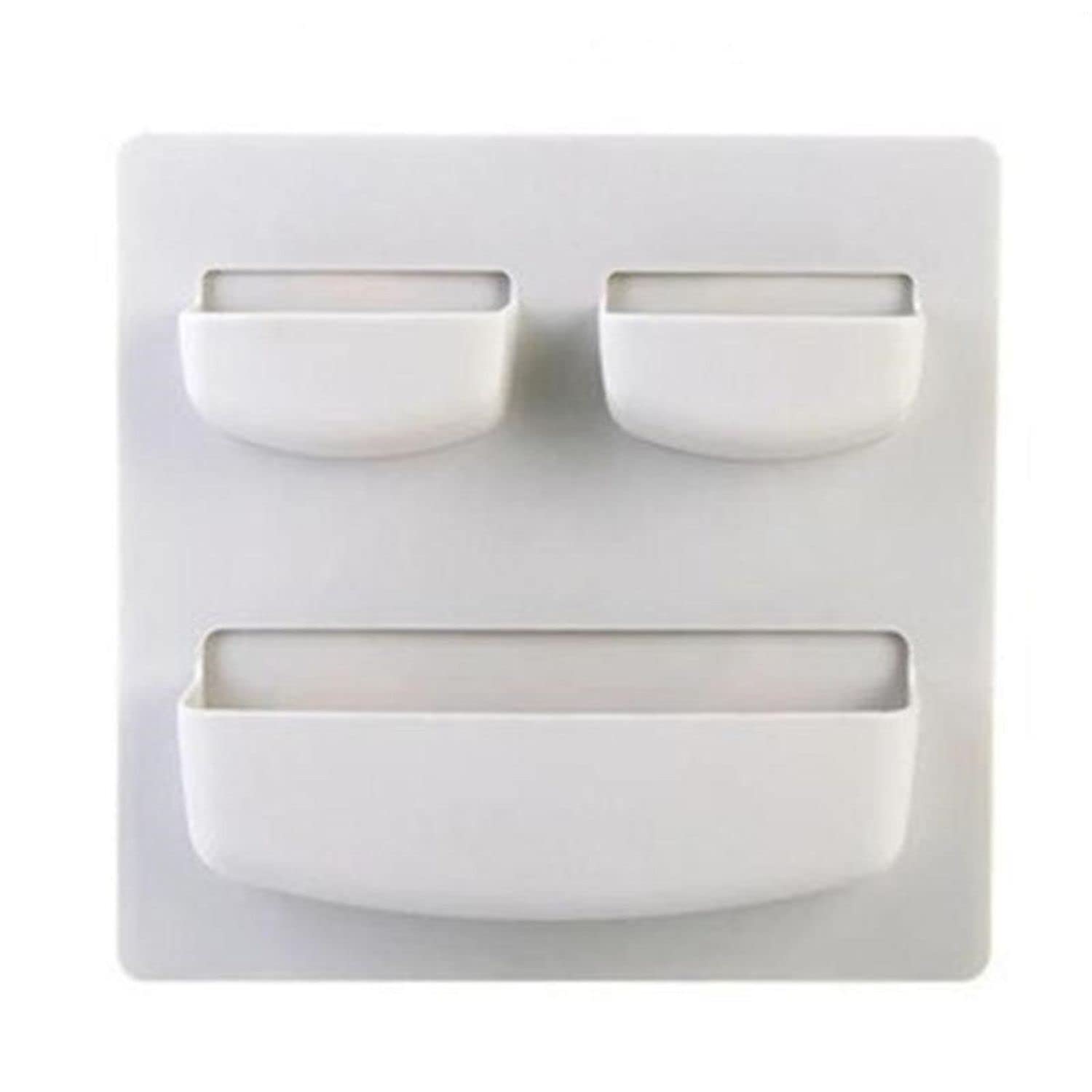 Storage rack organizer for Refrigerator and kitchen, wall mounted remote and charging caddy, kitchen wall shelf, wall shelf, bedside shelf accessories organizer (bedside shelf accessories organizer)