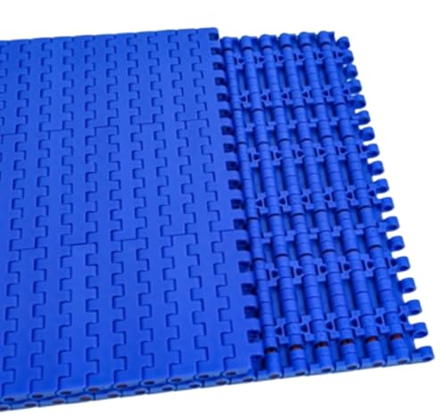 Cinta transportadora de malla modular plana para procesamiento higiénico de alimentos
