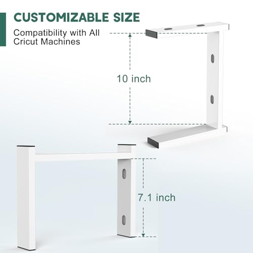 Yumkfoi 𝗬𝘂𝗺𝗸𝗳𝗼𝗶 2-In-1 Stand Legs Compatible With Cricut Maker 3/ Maker/Explore 3/ Explore Air 2 thumb #2