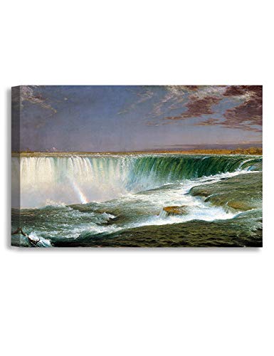 DECORARTS - Frederic Edwin Church Niagara Falls Giclee Canvas Print