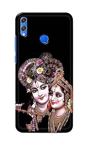 Image of PRINTFIDAA� Printed Hard Back Cover Case for Honor 8X Back Cover (Radha Krishna) -2808