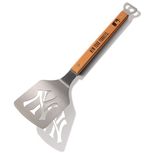 MLB New York Yankees Sportula, Heavy Duty Stainless Steel Grilling Spatula