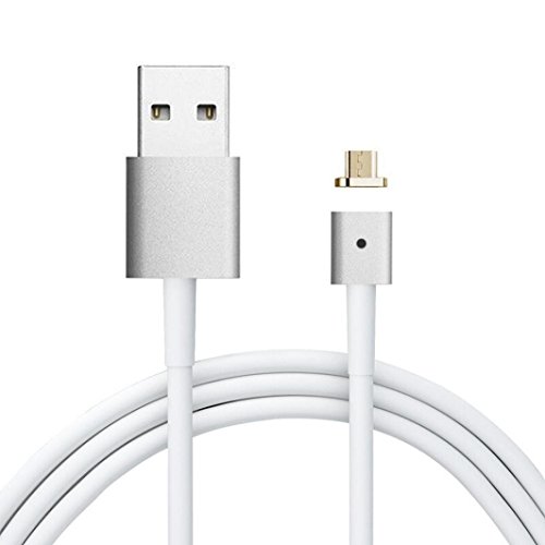 Theoutlettablet® Cable Carga Magnético Micro USB Compatible con Tablet Bq Aquaris M10 / Bq Edison...