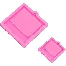 1 Set Photo Frame Keychain Resin Mold Silicone Mould DIY Crafts UV Epoxy Mold Handmade Jewelry Pendant Mold