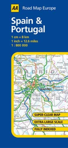 Spain and Portugal: No. 3 (AA Road Map Europe Series)