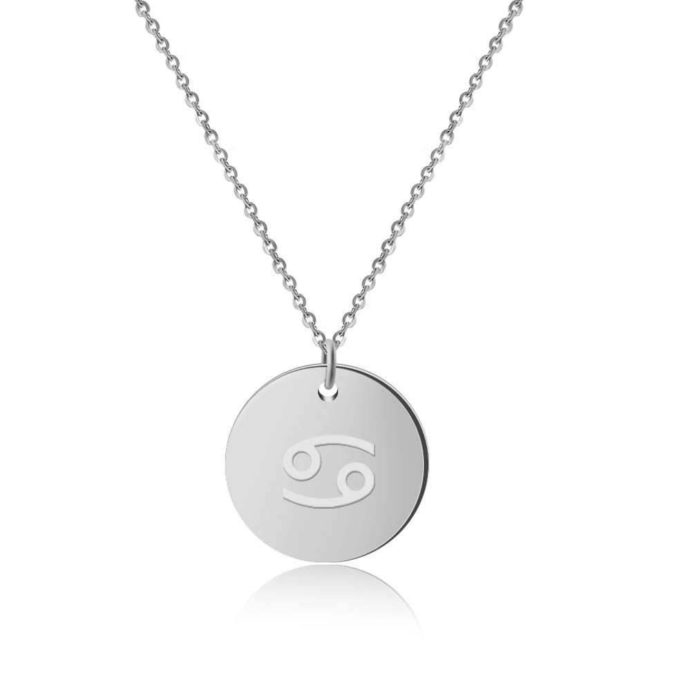 GD GOOD.designs Sternzeichen Kette für Damen Silber | wasserfeste Zodiac Halskette mit Horoskop Anhänger aus hautverträglichem Edelstahl