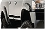 Bushwacker Pocket/Rivet Style Front Fender Flares | 2-Piece Set, Black, Smooth Finish | 70013-02 | Fits 2004-2015 Nissan Titan w/o Lock Box