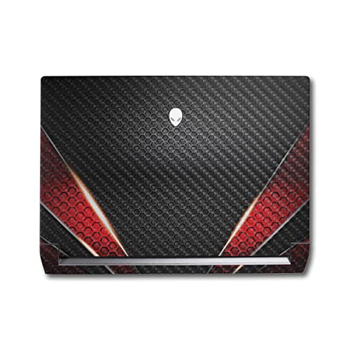 Image of MightySkins Carbon Fiber Skin Compatible with Alienware M17 R5 (2022) Full Wrap Kit - Hex Rays | Protective, Durable Textured Carbon Fiber Finish | Easy to Apply & Change Styles | Made in The USA