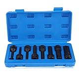 HOCHWERTIG: Dieses Sechskant-Bit-Steckschlüssel-Set hat das richtige Werkzeug, um eine Vielzahl von Befestigungselementen zu lösen und festzuziehen. Jedes Stück ist aus Chrom-Molybdän-Stahl mit Phosphat-Finish für zusätzliche Festigkeit und Haltbarkeit. Stabil und langlebig, sorgen für eine lange Nutzungsdauer.