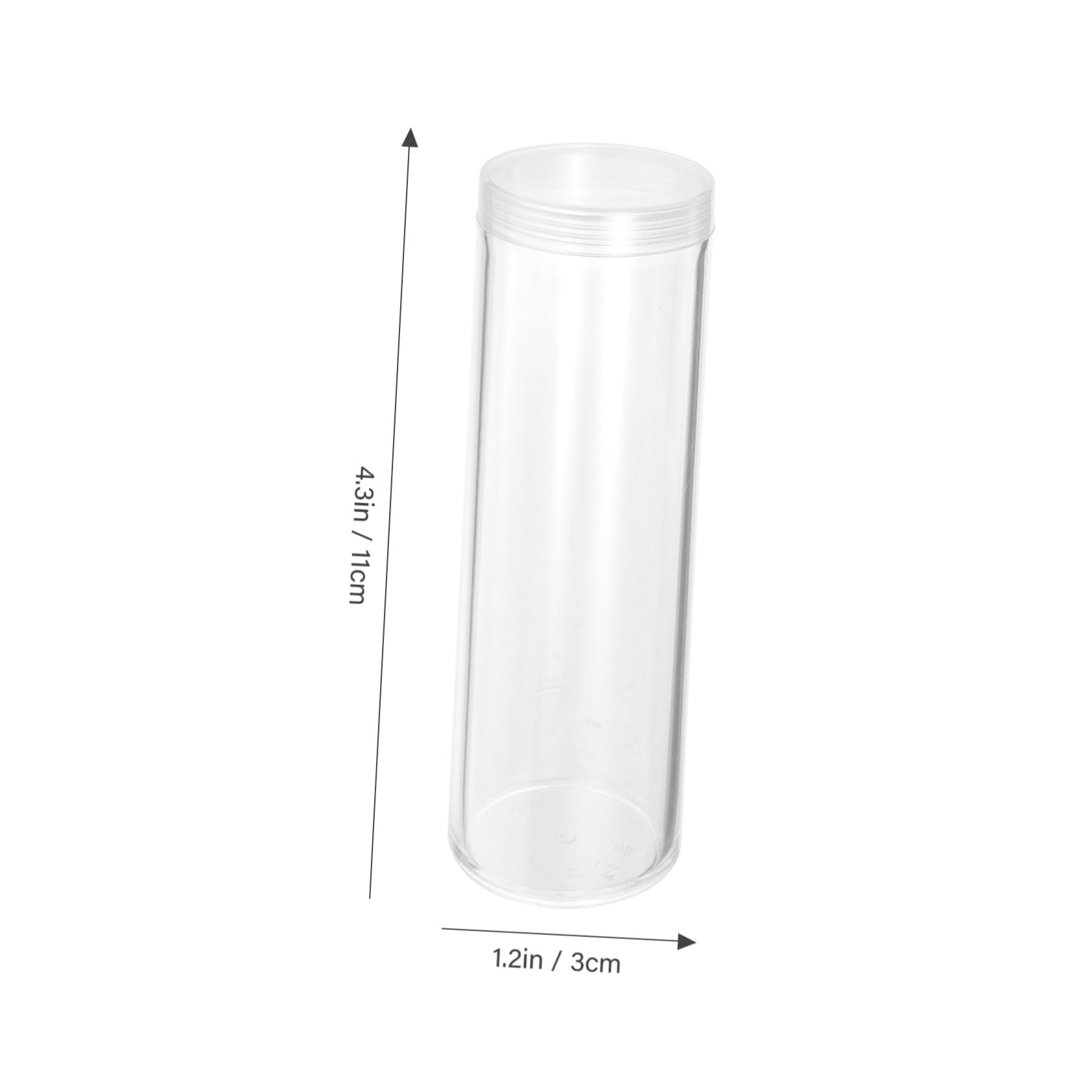 BCOATH Coin Storage Tubes 10pcs Coin Holder Collector Supplies Quarter Holder