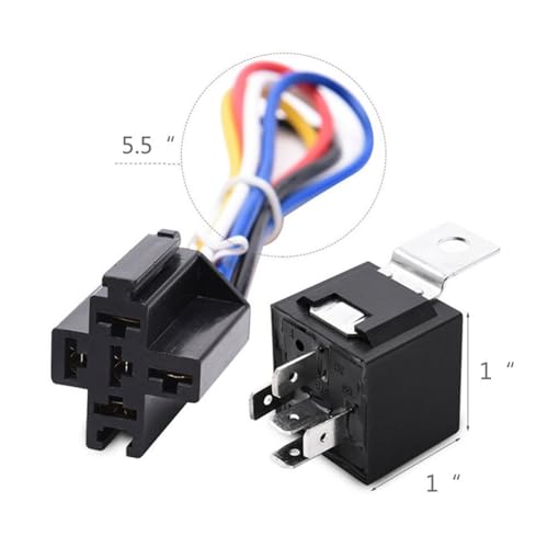 Arnés de cables enchufe de relé de coche 24V 5 pines impermeable para faro 3