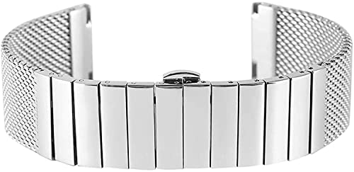 Bracelet de montre 20mm en maille acier pour sublimer votre style du bureau aux soirées